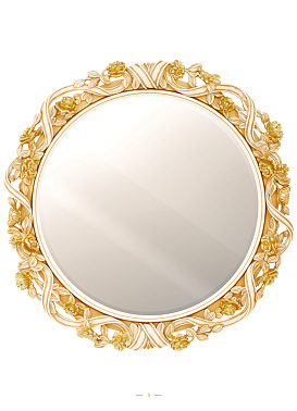 Круглое зеркало 3